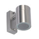 Silver Single Wall Light GU10 IP54 Silver Single Wall Light GU10 IP54